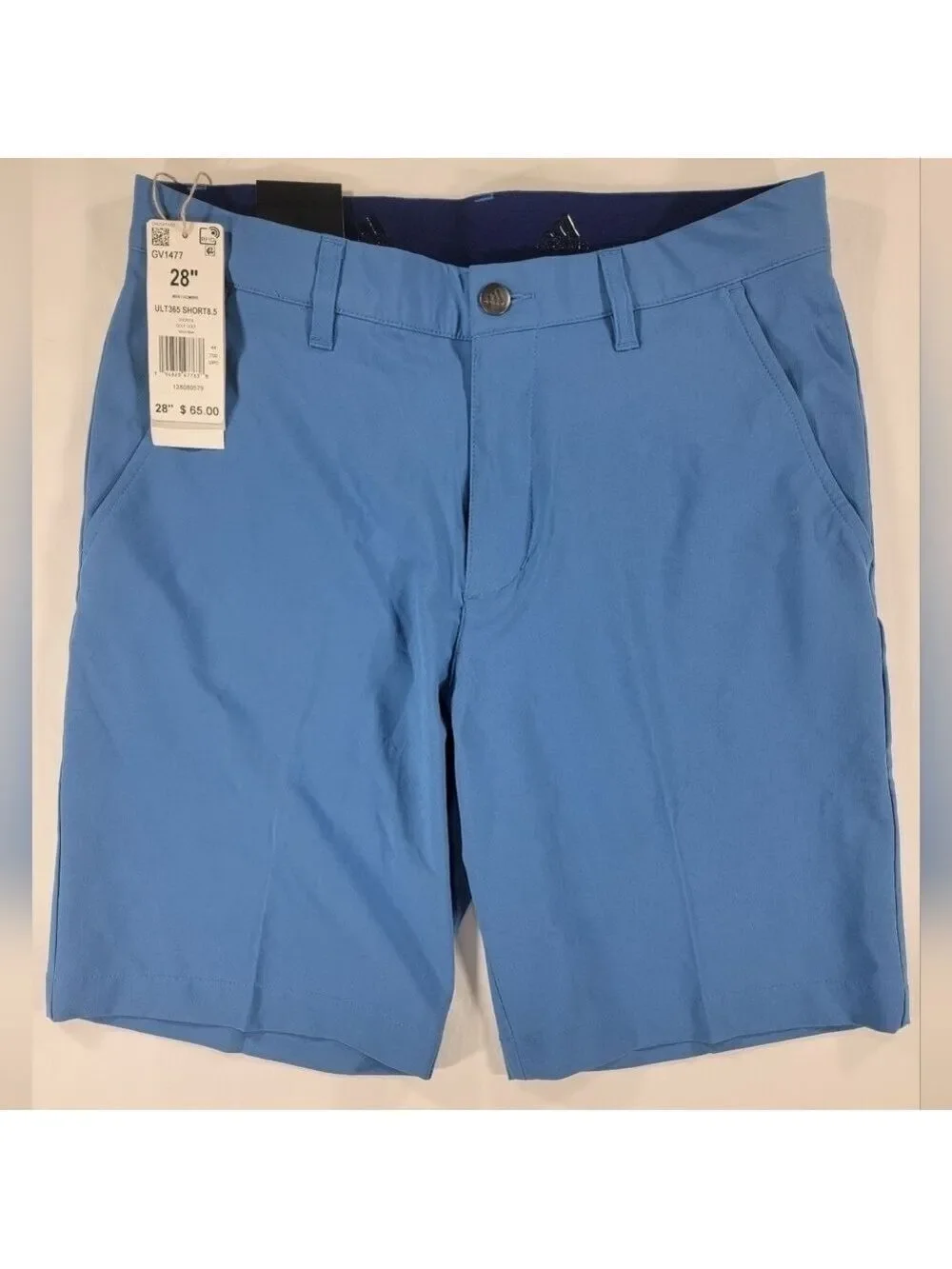 NEW Adidas Golf Ultimate 365 Stretch Shorts Mens 28 Focus Blue NWT 8.5